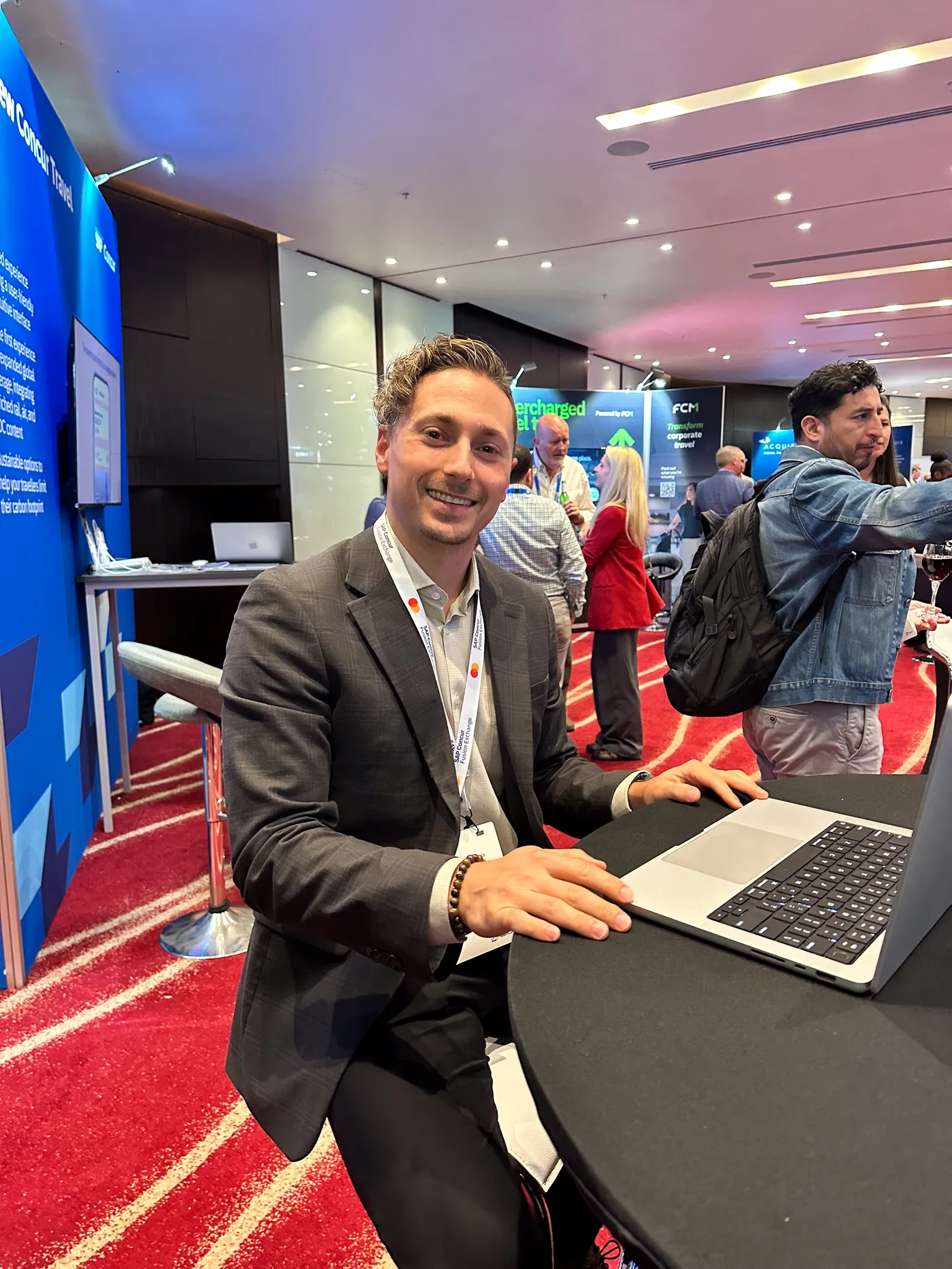 Zach Cohen presenting at an enterprise conference